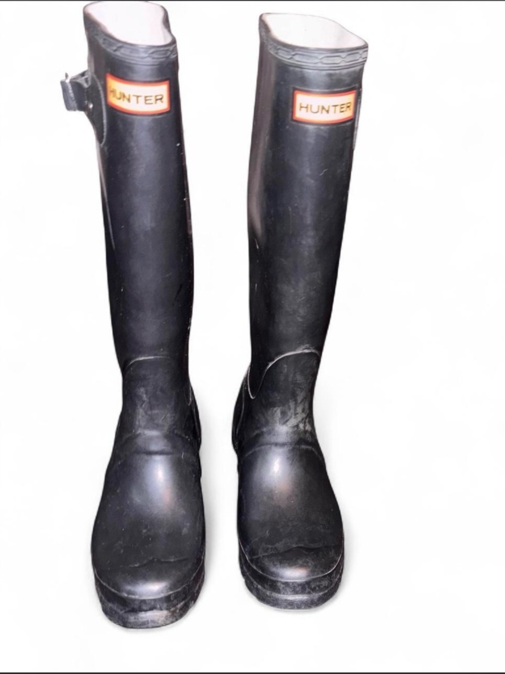 Hunter Original Tall Black Wellington W23499 Rain Boots US 5 / UK 3 / EU 35-36